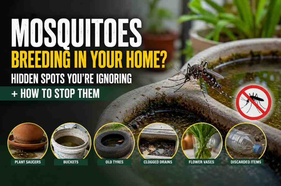 Mosquitoes Breeding in Your Home? Hidden Spots You're Ignoring